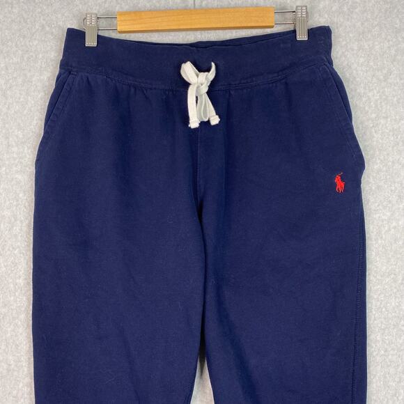 Polo Ralph Lauren Pants Mens M Cruise Navy The RL Fleece Sweatpant - Picture 2 of 9